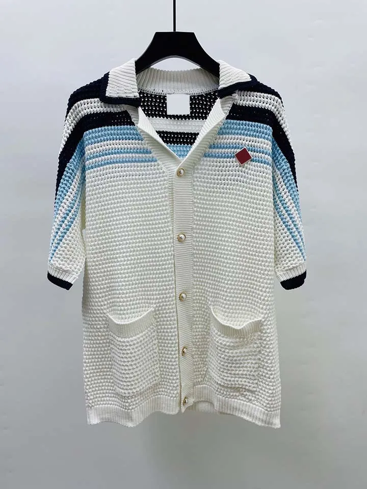 

Вязаный свитер оверсайз Casinoblank Paris с вышивкой, унисекс, из шерсти, для лета, версия 2026 года