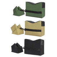 Sniper Shooting Gun Bag, Front Rear Bag, Target Stand, Rifle Support, Sandbag Bench, Unfilled, Hunting Rifle Airsoft Rest,