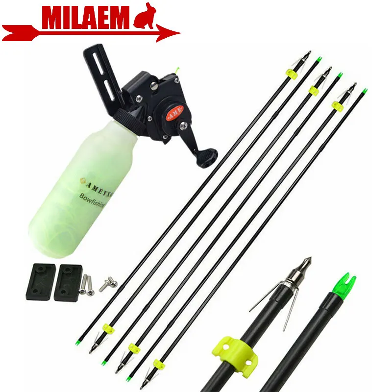 

Archery Bowfishing Reel 40m Rope Fishing Arrows Hunting Fishing Rope Compound Bow Recurve Bow Shooting Accessories