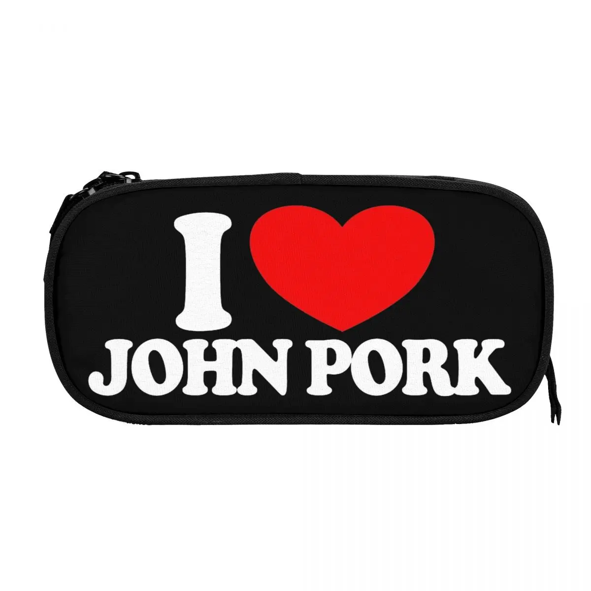 

Я люблю Джон Свинина, забавные мем-пеналы, пеналы, коробка для ручек для студентов, сумки большой емкости, школьные канцелярские принадлежности на молнии для студентов