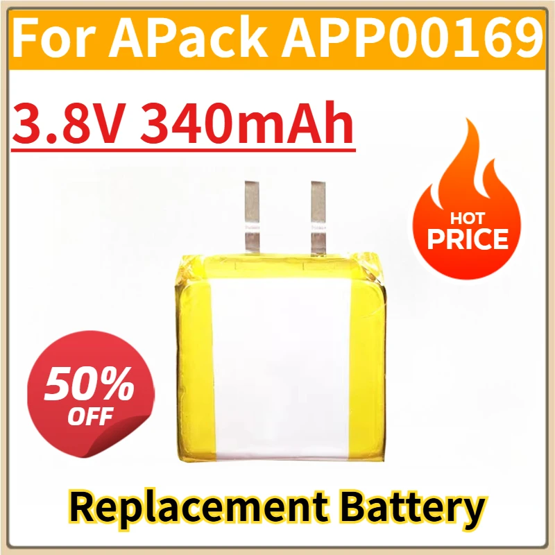 

New Replacement Battery 3.8V 340mAh for APack APP00169 Watch Battery