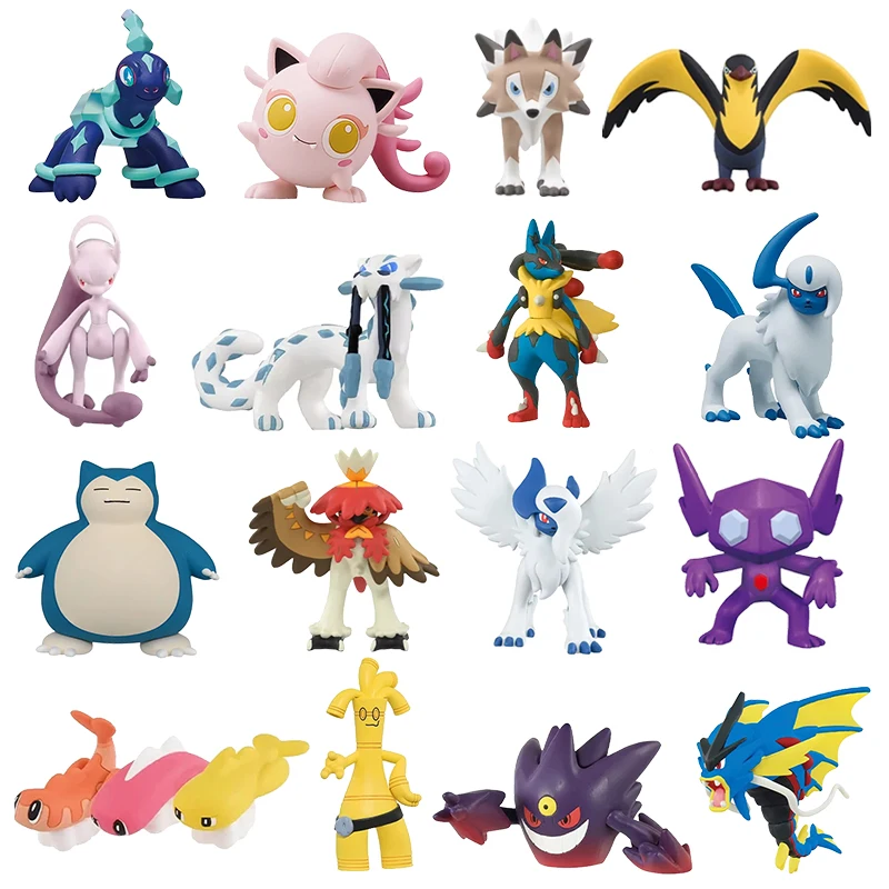 

Original TAKARA TOMY Pokemon Figures Toy Gyarados Decidueye Sableye Action Statue Doll Mega Mewtwo Children Collectibles Model
