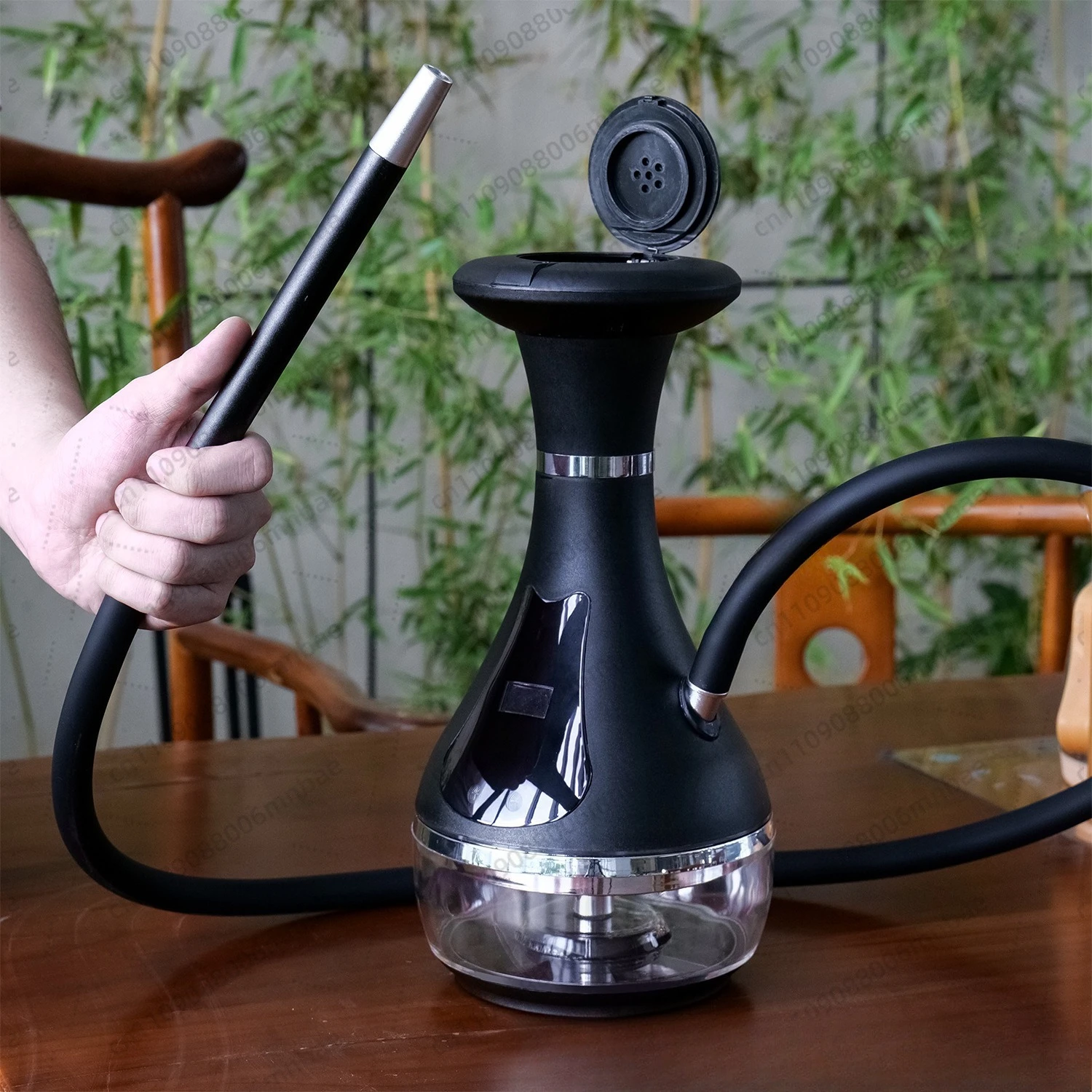 

New Electronic Hookah Arab Hookah Supply, Rechargeable LED Display Pot Speed Hot Hookah E-Hookah Wholesale