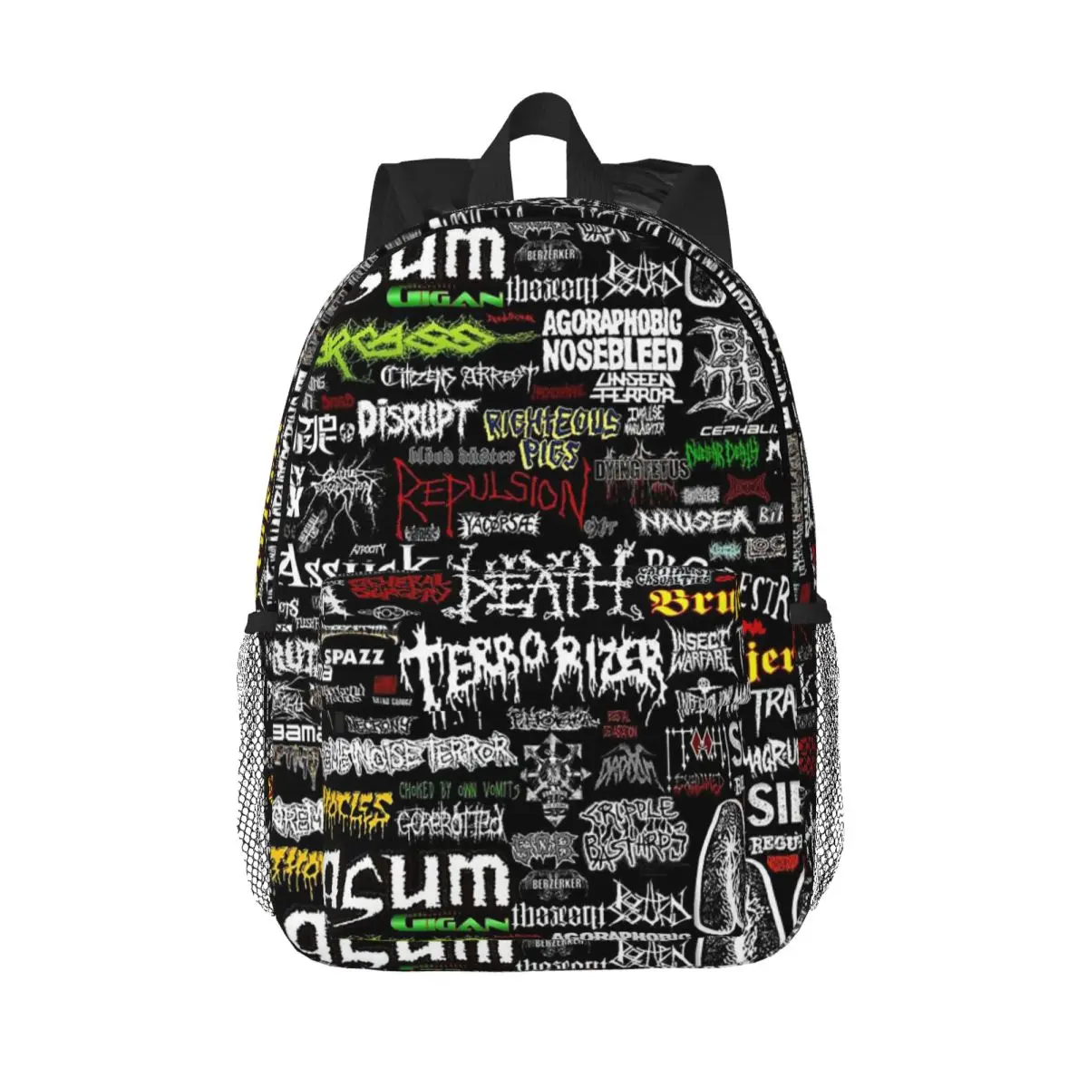

Napalm Death Black Metal Band Merch Backpack Hot Sale Daypack Boys Girls BookBag Shoulder Bags for Men Women Kids School Bag