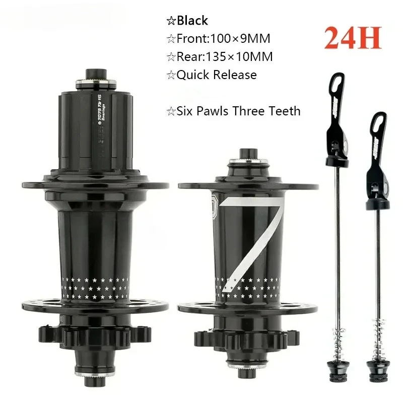 For PRO7 MTB Hub 24 32 36 Holes Bearing Mountain Bike Quick Release Hub 36h 32h 24h Noisy Cube Bicycle Bushings 8/9/10/11speed