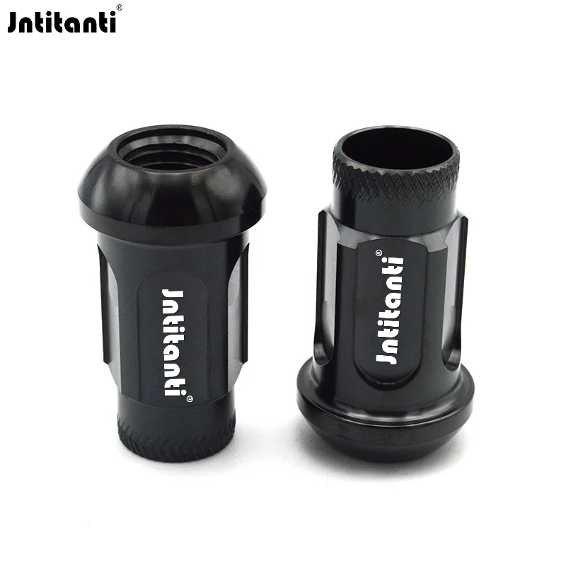 Jntitanti Anti-theft Ball Seat Gr5 Titanium Wheel lug rim Nut screws M14*1.5*35mm for Audi VW Porsche Mercedes-Benz Maybach