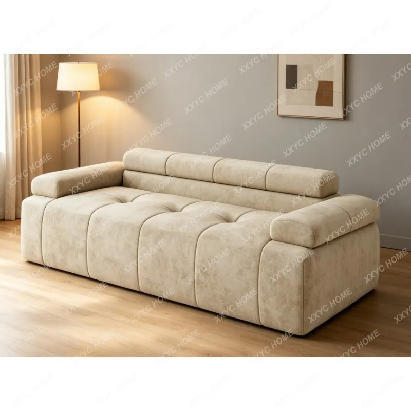 Modern minimalist all-sponge vacuum roll-packed compressed puff sofa z502
