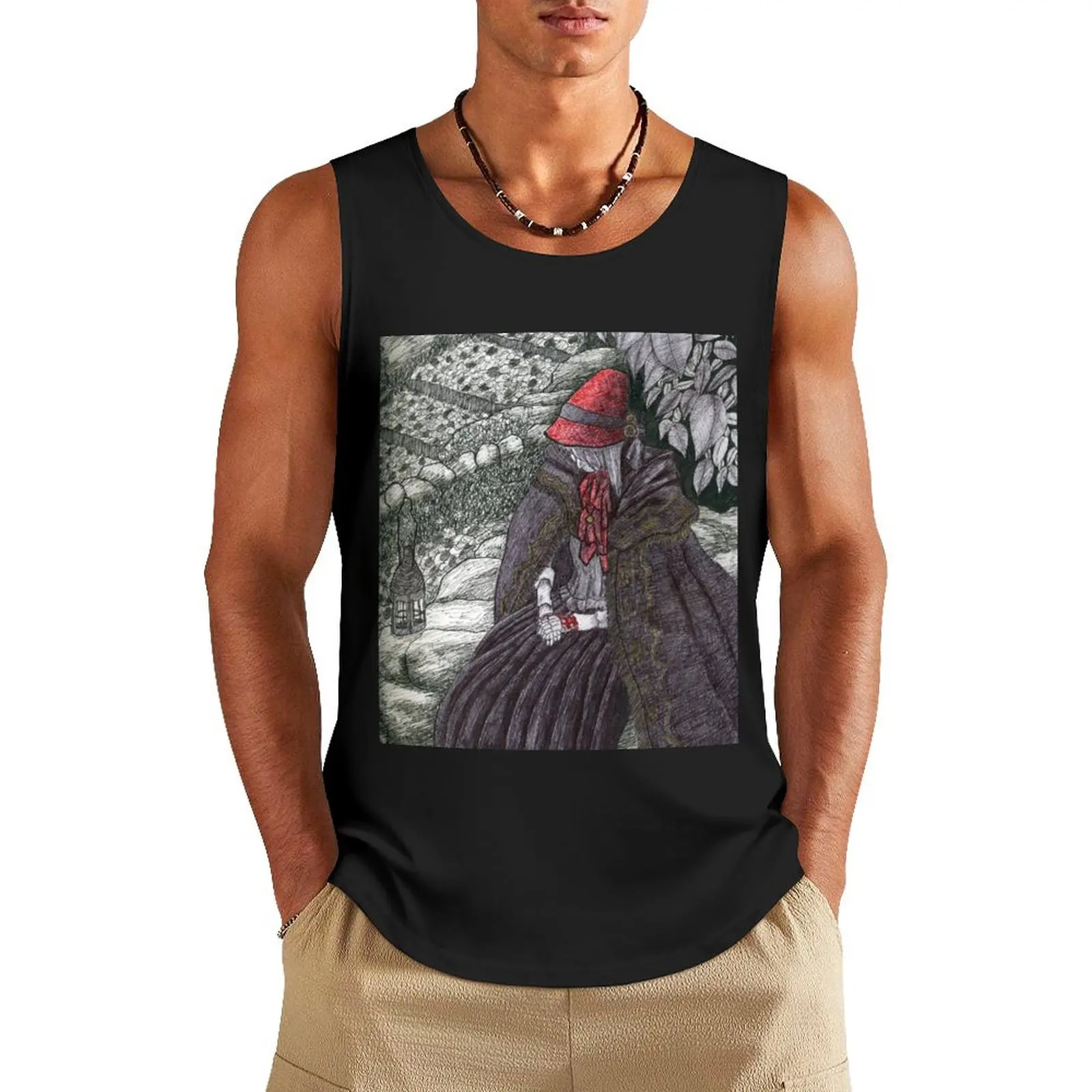 

The Doll - Bloodborne Tank Top gym gym accessories man sleeveless t-shirts for men