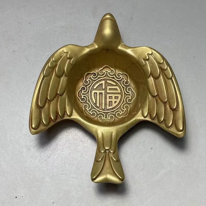 Bronze Ware Brass Flying Swallow Candlestick Ornaments Copper Cups Decorations