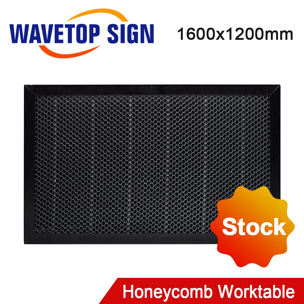 WaveTopSign Laser papan kerja sarang lebah, suku cadang Laser untuk pengukir dan pemotong CO2 1600x1200mm