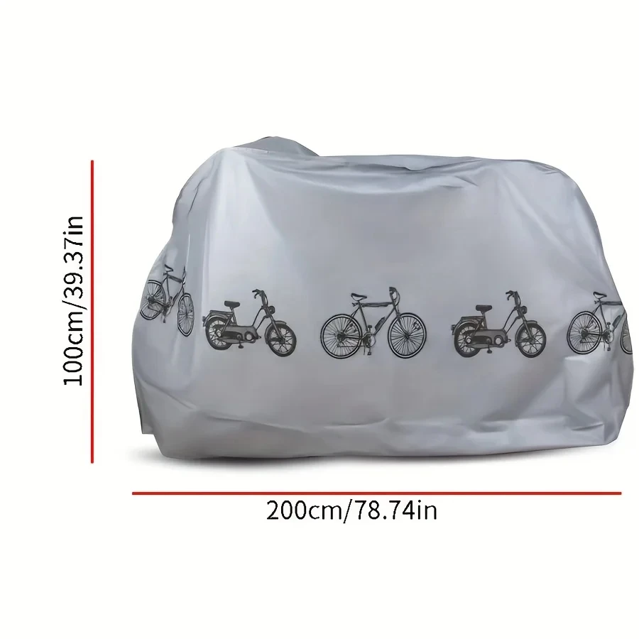 Fahrradabdeckung für den Außenbereich, MTB-Fahrradhülle, wasserdicht, staubdicht, UV-beständig, Fahrradausrüstung für alle Jahreszeiten, Fahrradzubehör – Detail 5