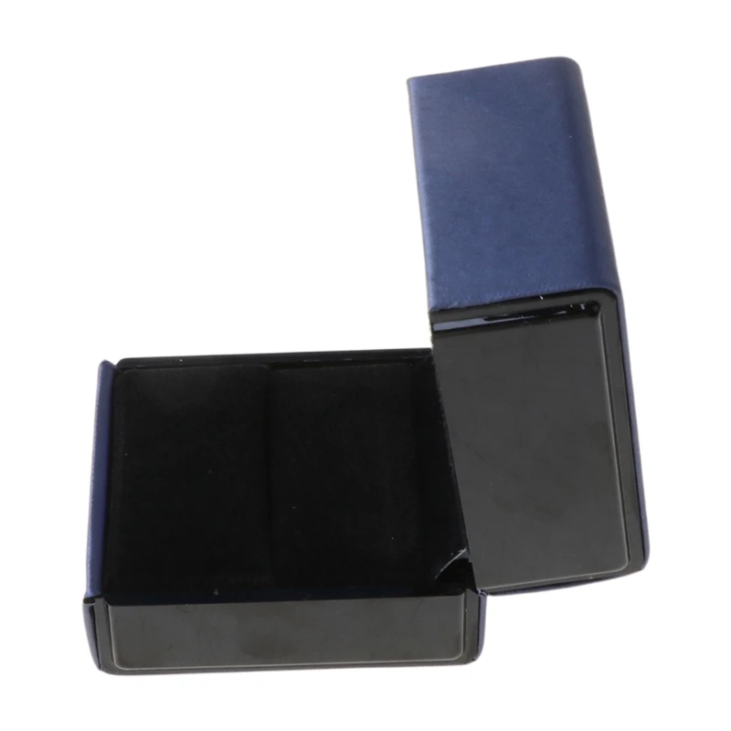 Proposal Wedding Engagement Ring Box Square Earrings Stoarge Holder Box LED Lighted Rings Box Jewelry Display Gifts Box