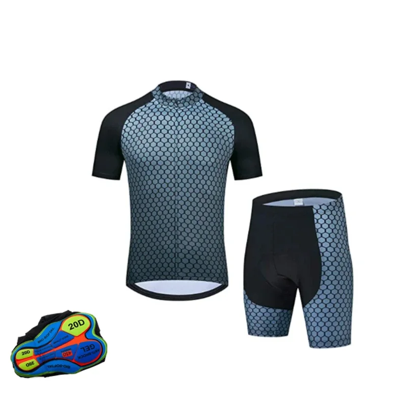 

Мужской велосипедный комплект с короткими рукавами для MTB, летняя спортивная одежда для велоспорта, дышащая велосипедная форма, мужской велосипедный трикотаж