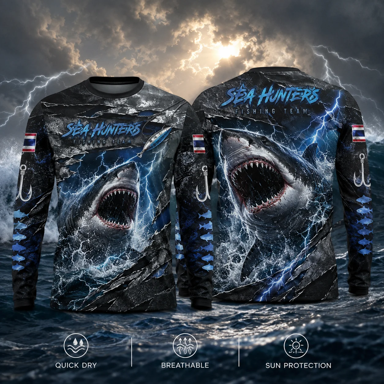 camisa-de-pesca-para-homens-ikan-yu-com-estampa-3d-de-peixe-manga-longa-secagem-rapida-protecao-uv-upf-50