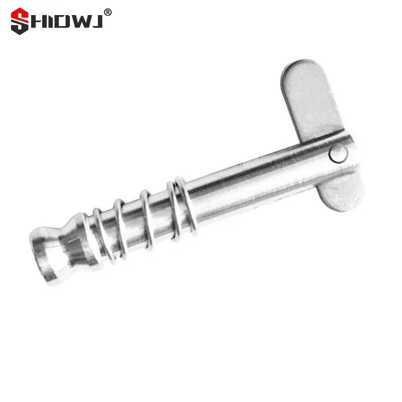 1pcs Boat Bimini Top Quick Release Pin 1/4 inch 6mm with Drop Cam & Spring Marine Grade 316 Stainless Steel Boat Deck Hinge Pins