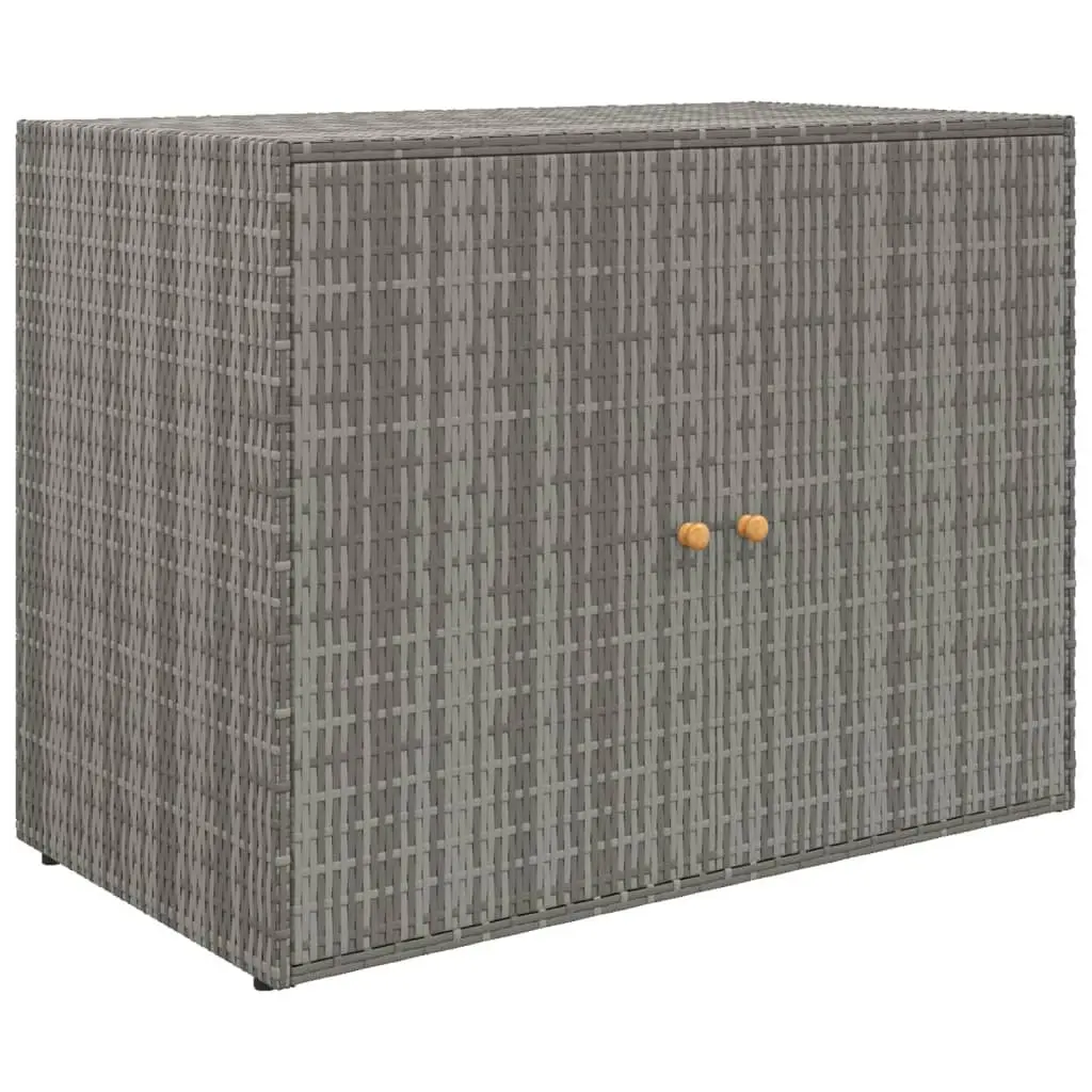 Garden Storage Cabinet Gray 39.4
