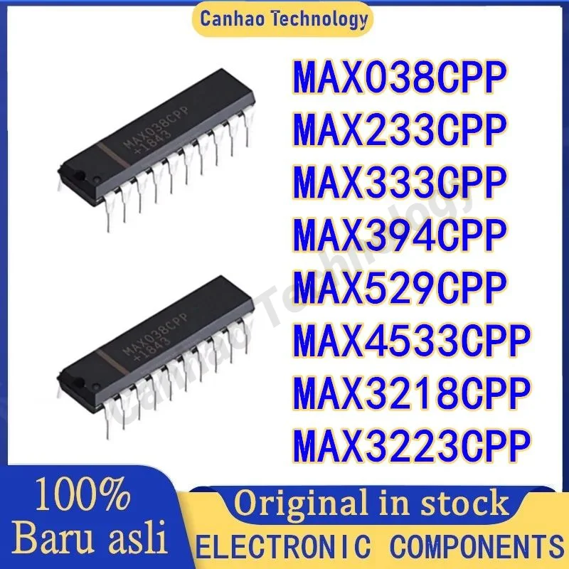 MAX038CPP MAX233CPP MAX333CPP MAX394CPP MAX529CPP MAX4533CPP MAX3218CPP MAX3223CPP DIP20 MAX038 in magazzino