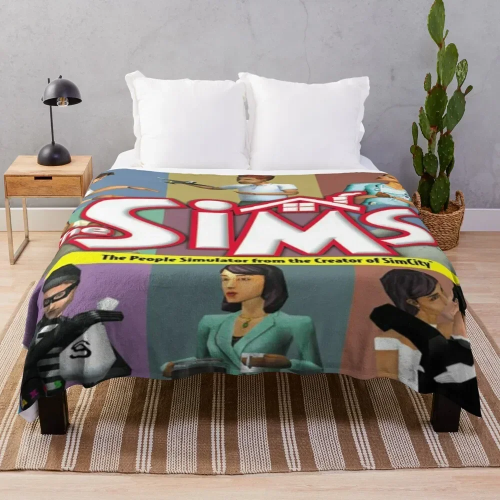 

PS1 The Sims Throw Blanket anime Heavy warm winter Blankets