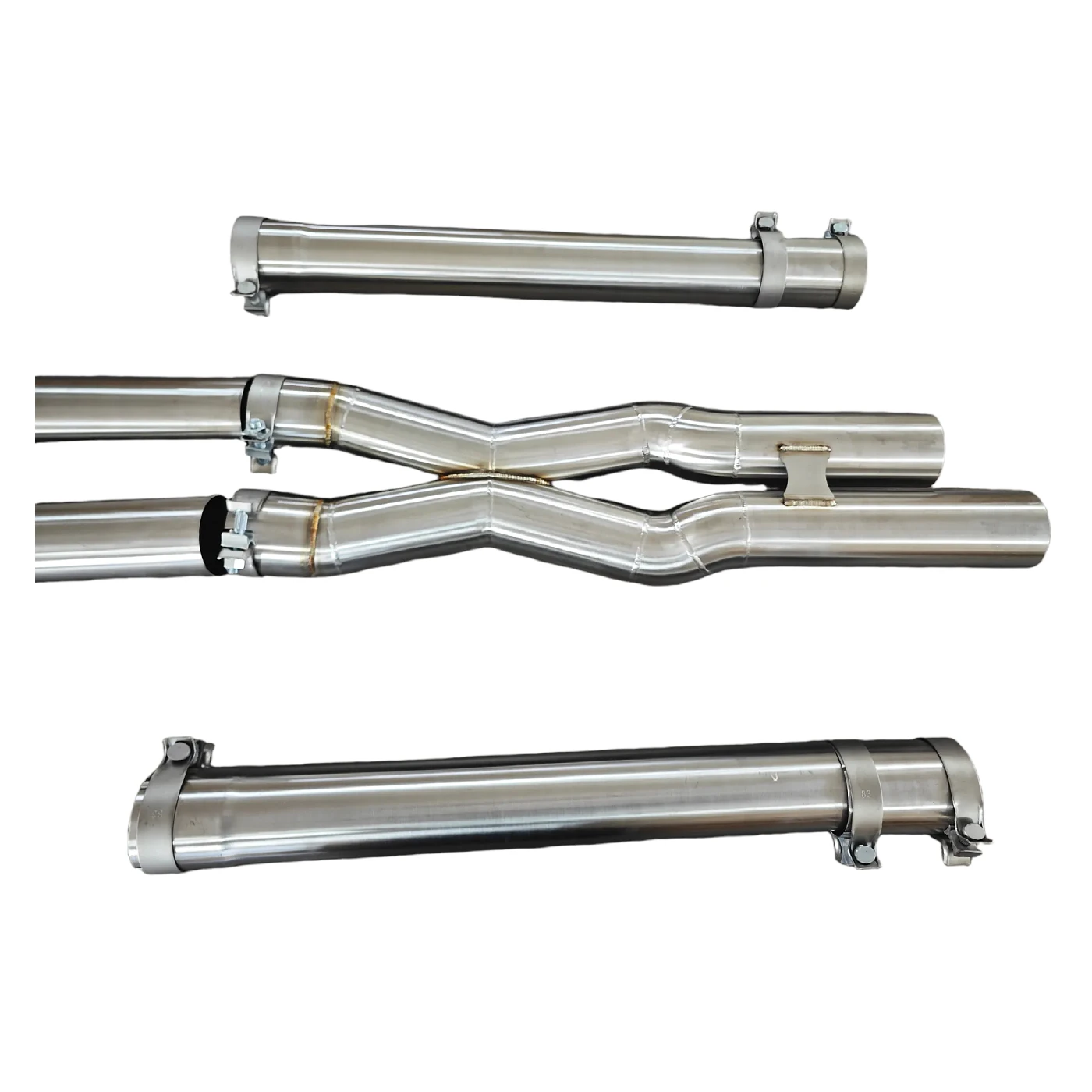

Stainless Steel 304 Exhaust Midpipe For Bmw M5 F90 Equal Length Ss304 Mid Pipe