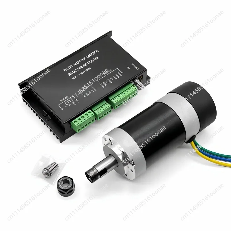 12000 rpm High Speed 48V 400W 500W BLDC Spindle Motor Brushless DC Motor