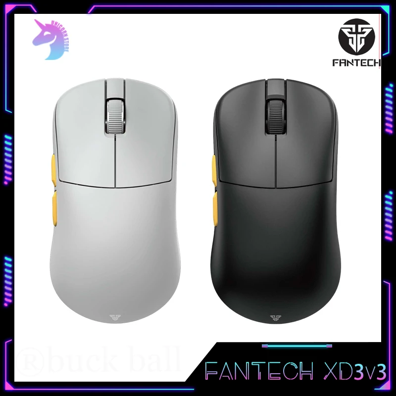 

FANTECH XD3v3 Game Mouse 3mode 2.4G/USB/Bluetooth Wireless Mouse Optical Sensor Lightweight Gaming Esports Mouse Accessory Gift