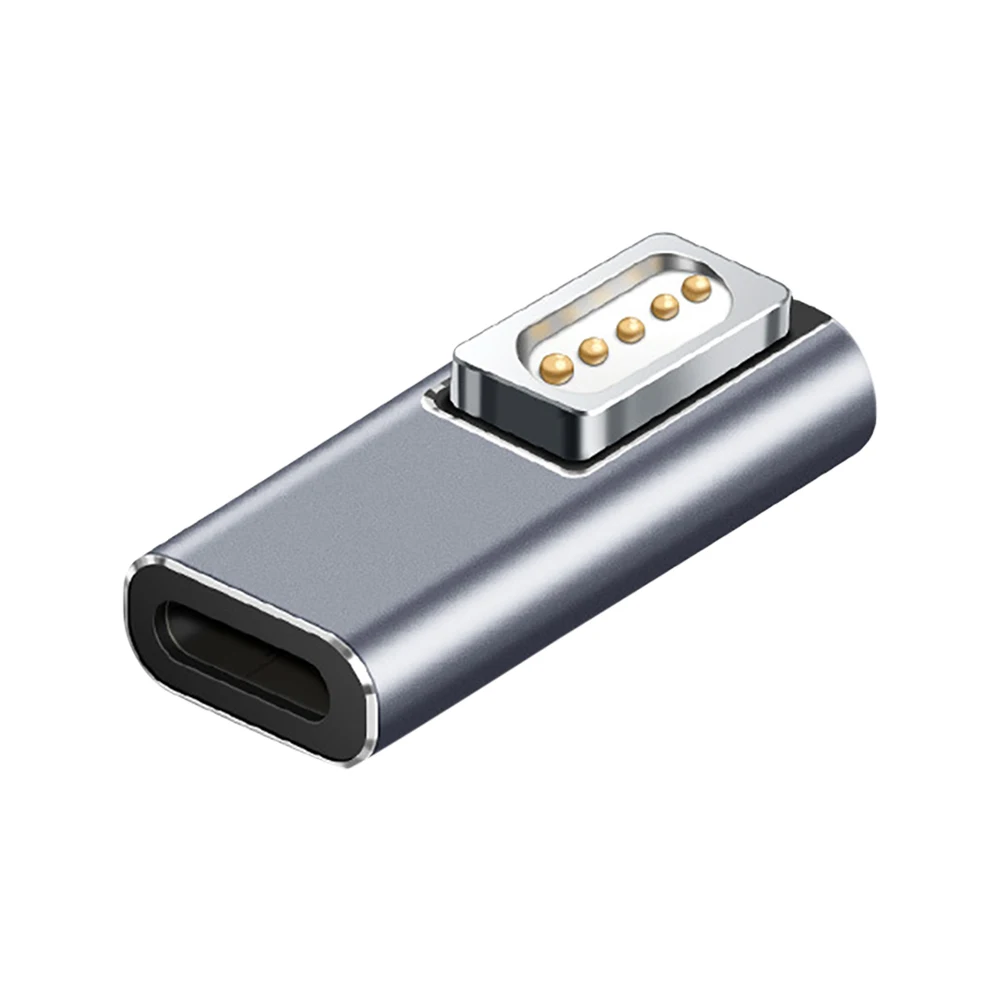 Mới LED Xách Tay Hợp Kim Nhôm PD Nhanh Sạc Chuyển Đổi Loại-C Đến Magsafe2 Adapter Cho Macbook Air/Pro điện Thoại Thông Minh