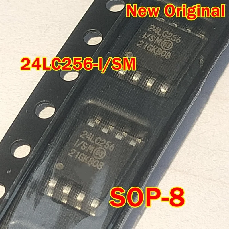 1pcs to 100pcs 24LC256-I/SM 24LC256 SOP-8 New Original 256K I2C CMOS Serial EEPROM