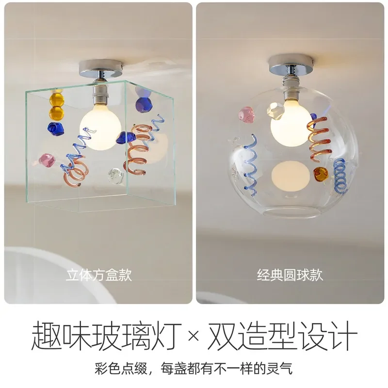 Modern LED Ceiling Light for Hallway Corridor Baloon Creative Art Design Lamp Indoor Lighting Fixture for Cloakroom Aisle