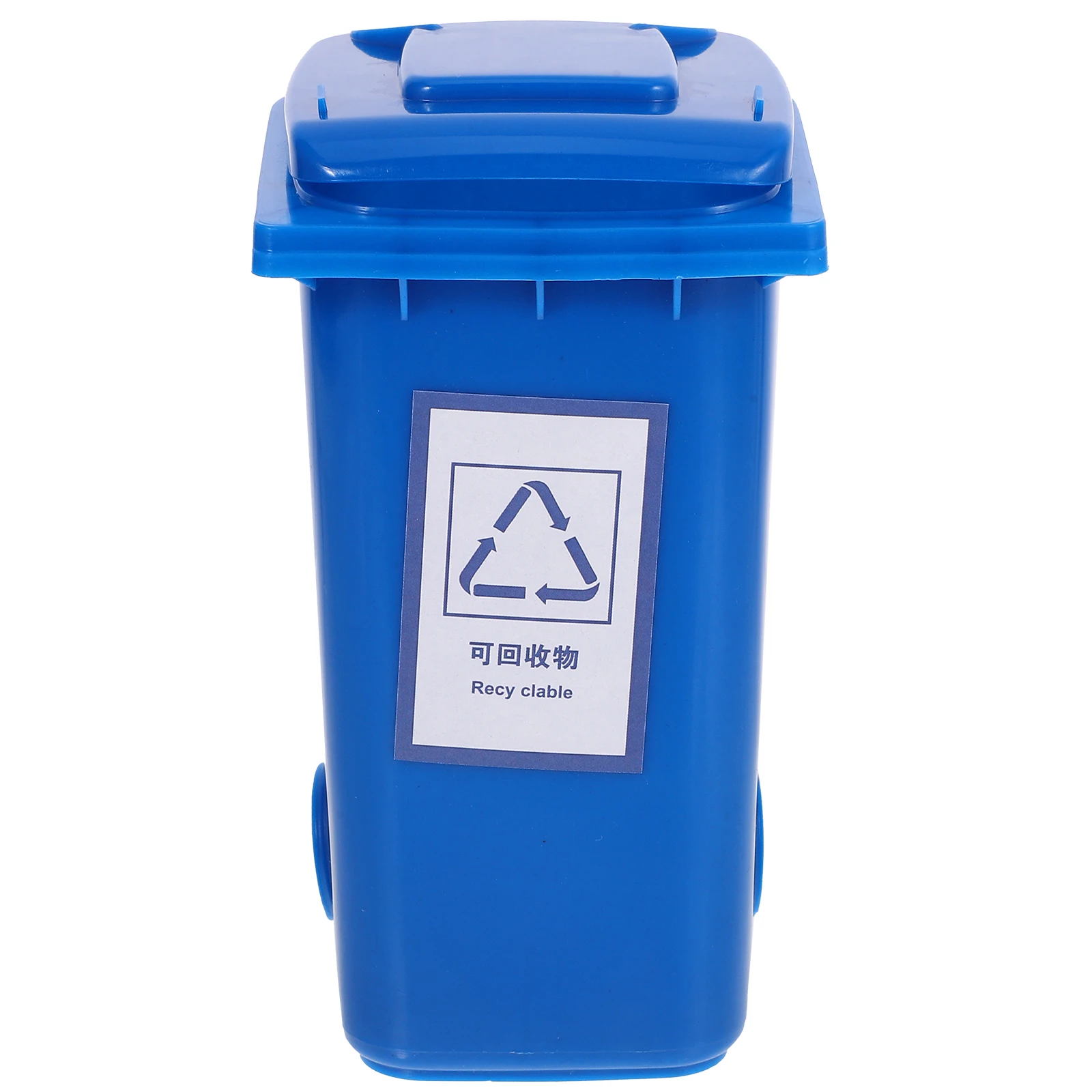 

Mini Desktop Trash Can With Lid Pp Material Lightweight Countertop Garbage Bin For Bedroom Tabletop Waste Container Multi