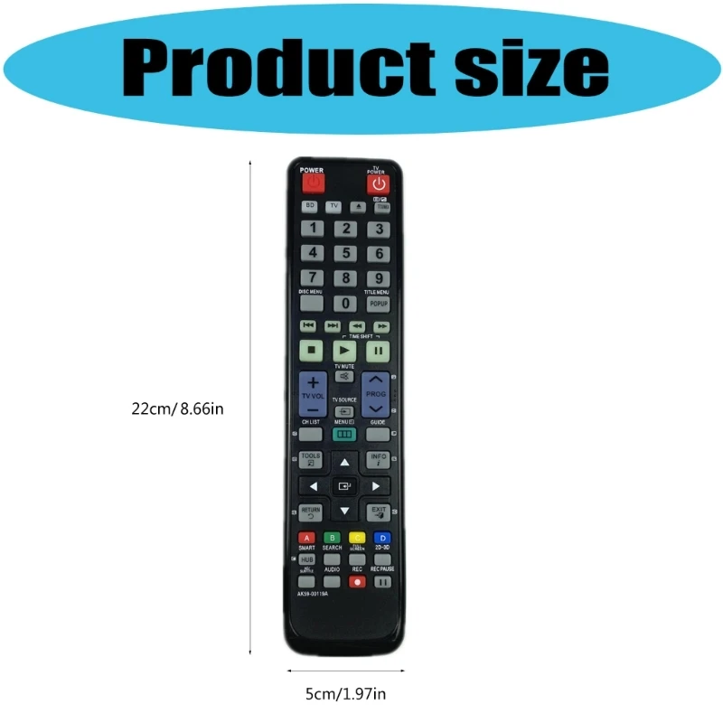 Remote Control RNSMU4336 RNSMU7036 untuk AK59-00119A D6900A Beberapa LCD