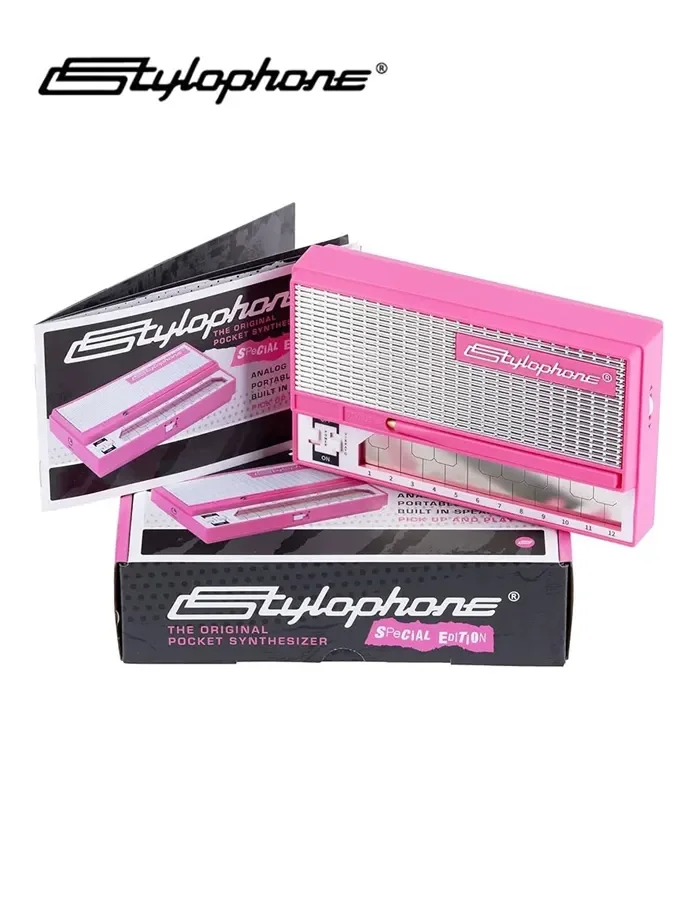 Stylophone S1 Pink Analog Synthesizer Portable pocket electronic instrument synthesizer