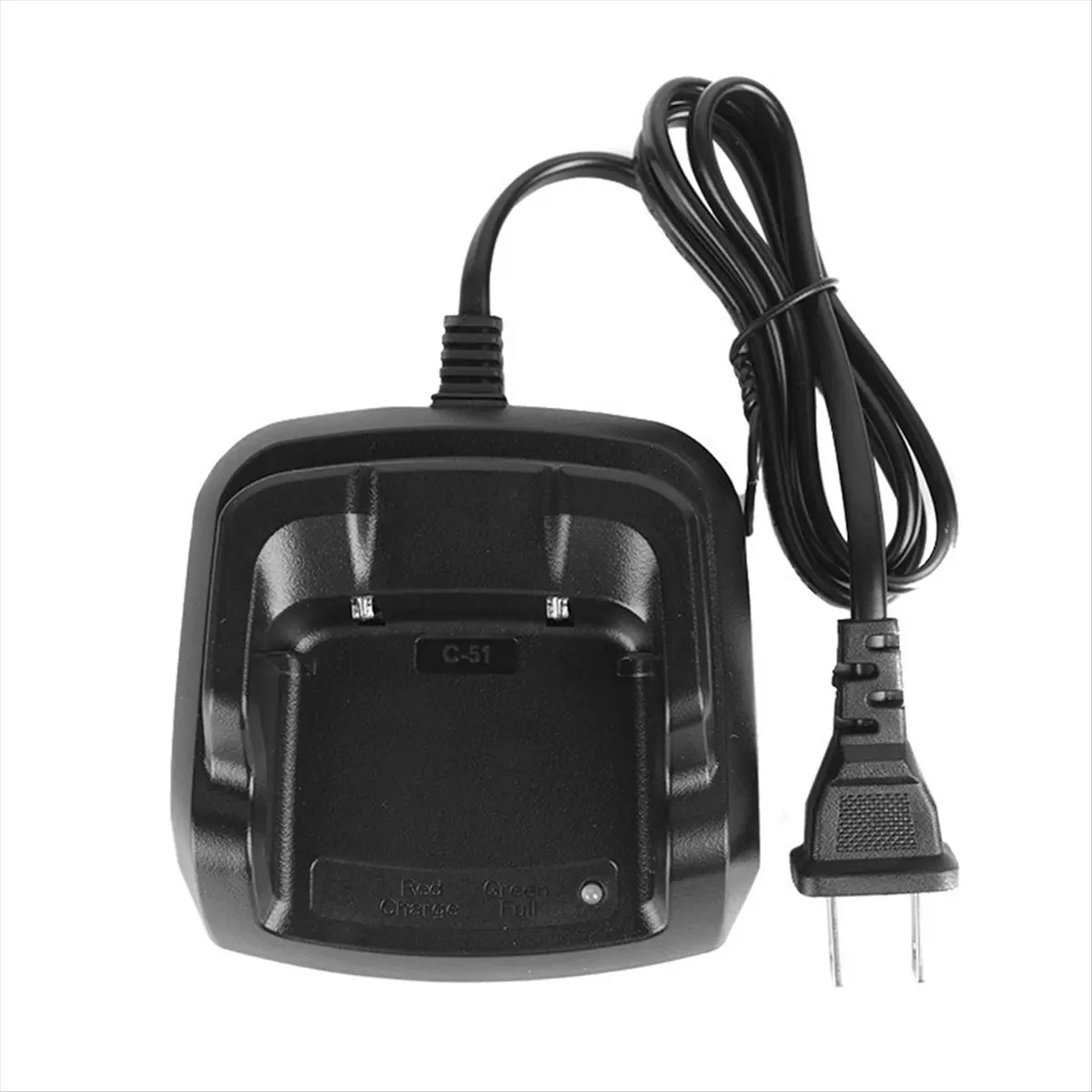 SWXF C-51 Battery Charger Desktop Charger Charging Dock for UV-K5/UV-K6/UV-K58/UV-5R PLUS Two-Way Radio US Plug