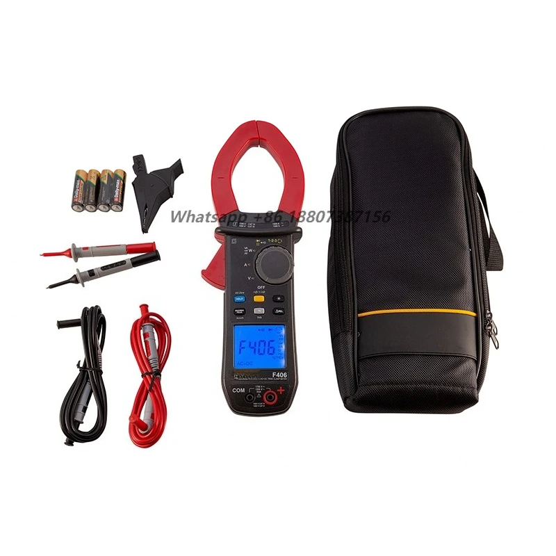 F406 Clamp Multimeter P01120946 Accurate DC Amperage Tester Resistance Measurement Device CAT IV 1000V III 1500V Durable Tool