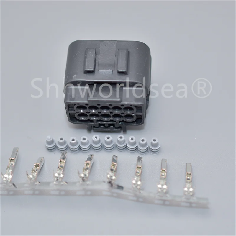 1Sets 10 pin car waterproof Excavator solenoid valve plug waterproof plug connector 6189-0768