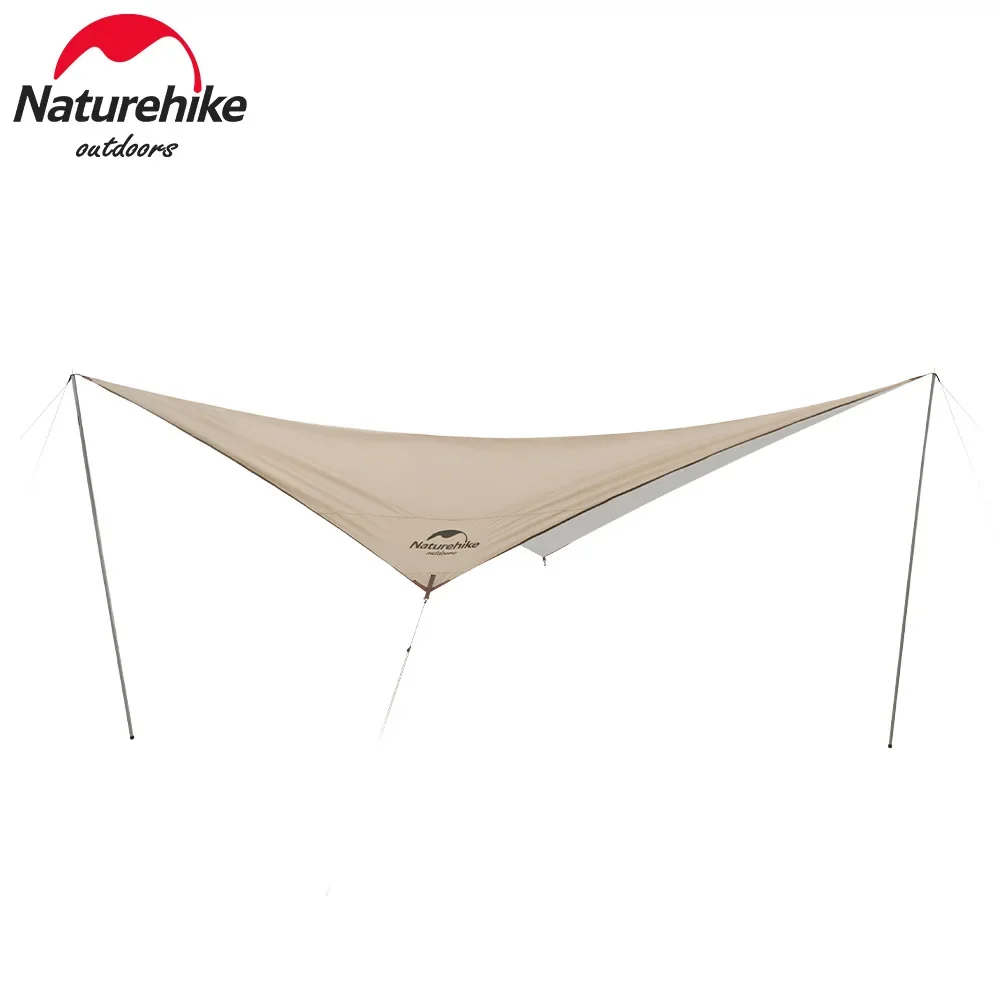 Naturehike-Diamond-shaped Ultra-Light Rain-Proof Tent, Silver-Coated, Anti-ultraviolet, Outdoor Camping CNH22ZP009