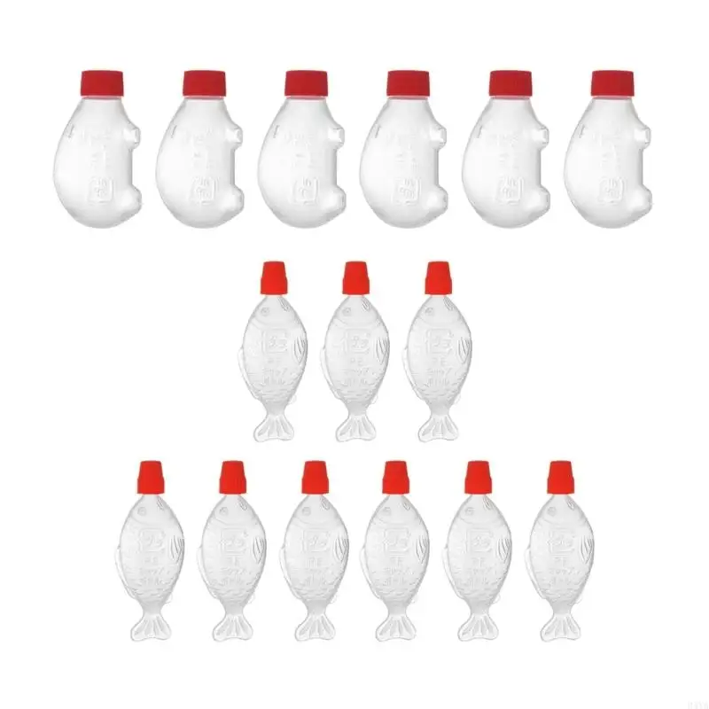 

34YA 15pcs Mini Sauce Bottle Vinegar Small Soya Sauce Container