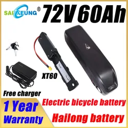 72v 50ah Hailong EBike Akku 50ah 52v Electric Bicycle Ncr18650b 36v 48v 60v Ebike 3000w Motor 20 30 35 40ah 60ah Lithium Battery