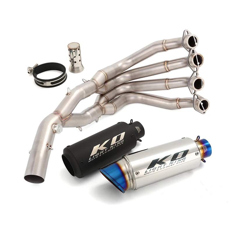 

Slip On For Yamaha YZF R6 2006-2016 Motorcycle Exhaust System Header Link Pipe 51mm Muffler Stainless Steel Escape DB Killer