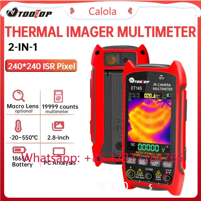 TOOLTOP ET14S Handheld 240x240 ISR Thermal Imager 2.8