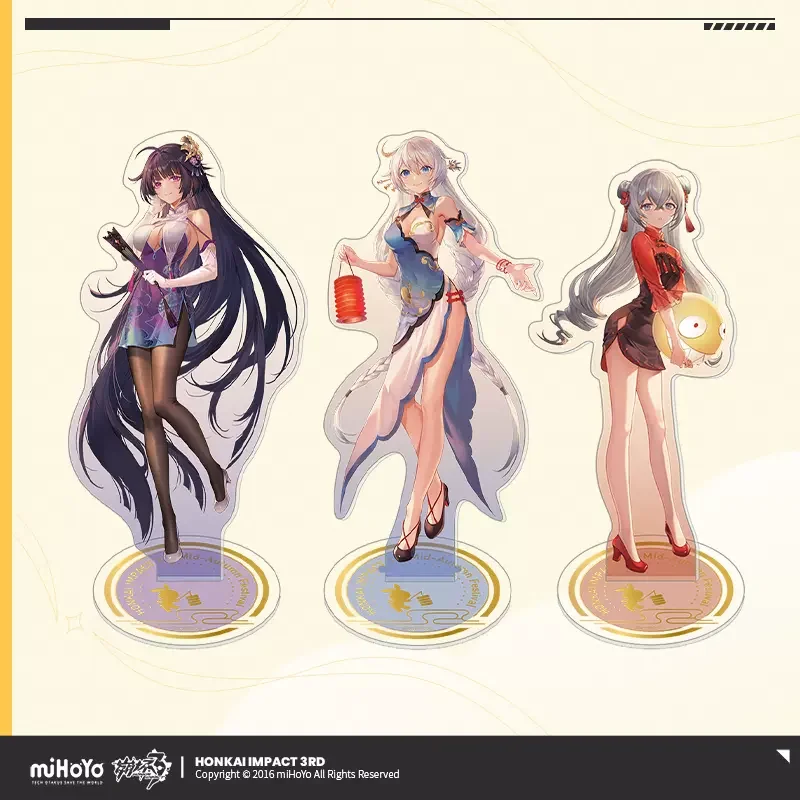 

Sunsyea Honkai Impact 3rd Official Merch miHoYo Original GYYQ Series Acrylic Stand Raiden Mei Bronya Kiana