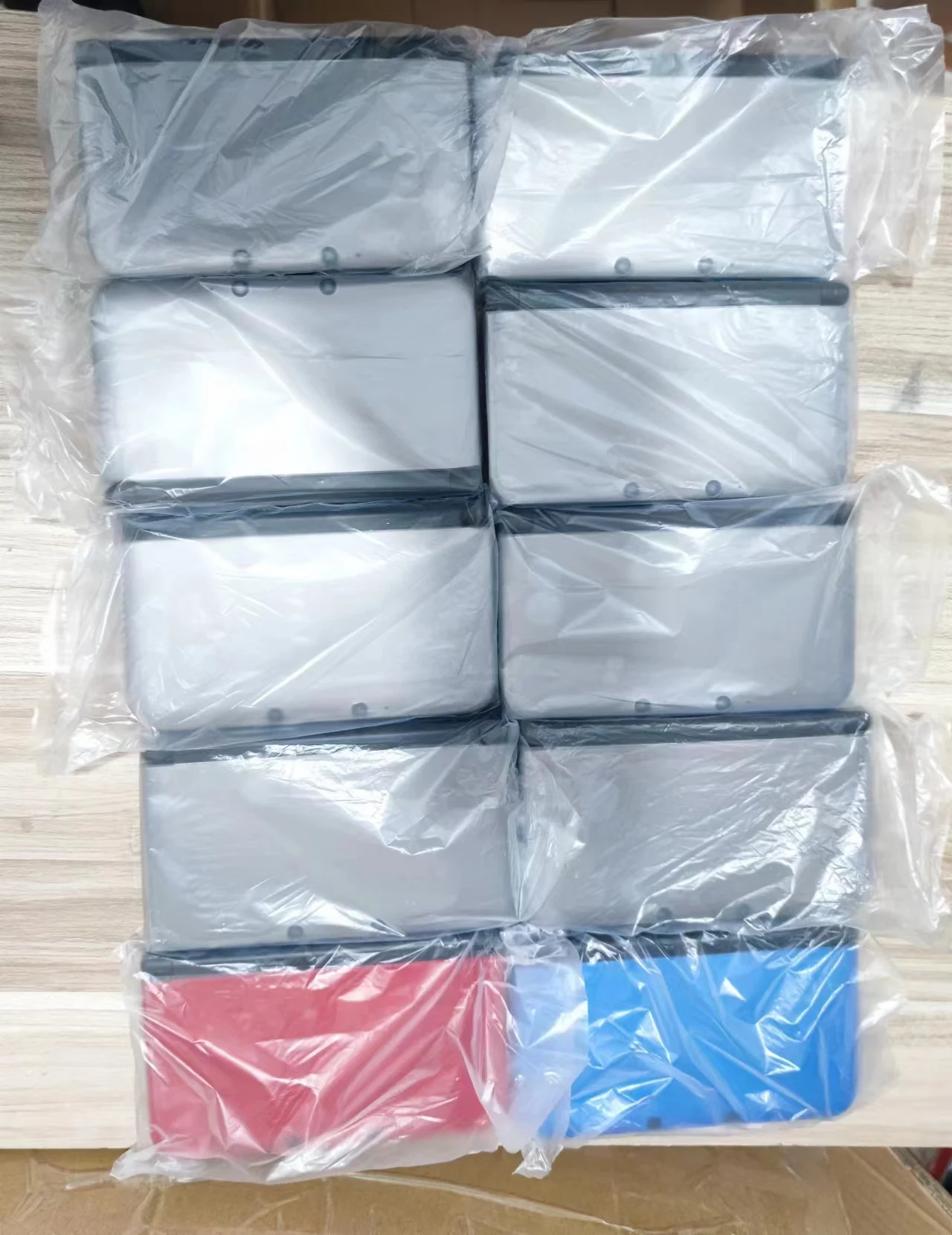 وحدة تحكم ألعاب محمولة ذات غلاف مجدد أصلي لوحدة تحكم 3DS xL USA/EUR vs.