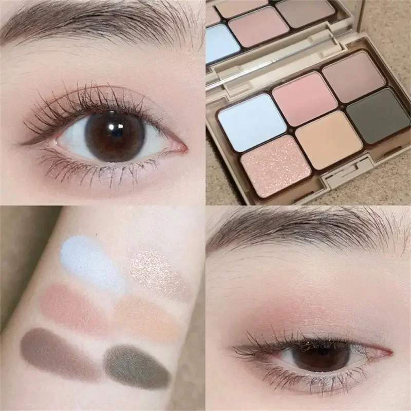 Heallor-Eye Shadow Plate, Strap Portátil, Matte, Maquiagem dos Olhos, Cosméticos, Textura Fina, Beleza, Tamanho 10.2, 7.4, 1.5cm