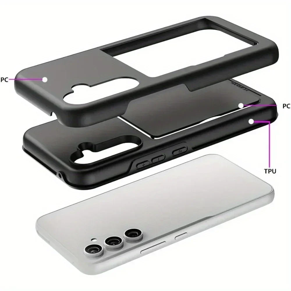 Etui na kartę do Samsung Galaxy A54 5G Etui Business Candy Color Card Slots Cover do Samsung A54 Cover Funda Coque A 54 Capa — zdjęcie produktu 2