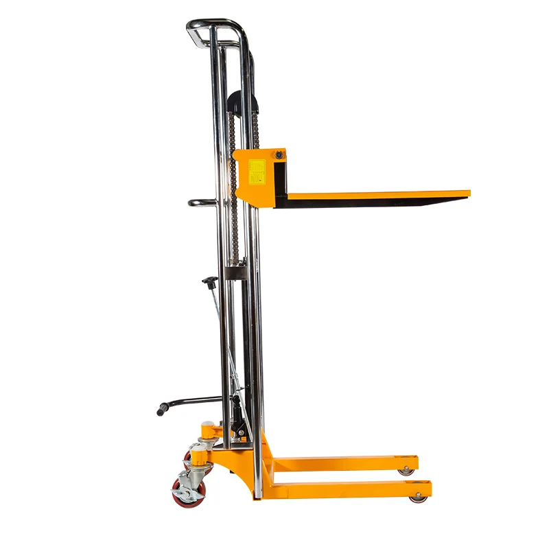 wankailun 400 kg lift tables manual stacker hydraulic trolley