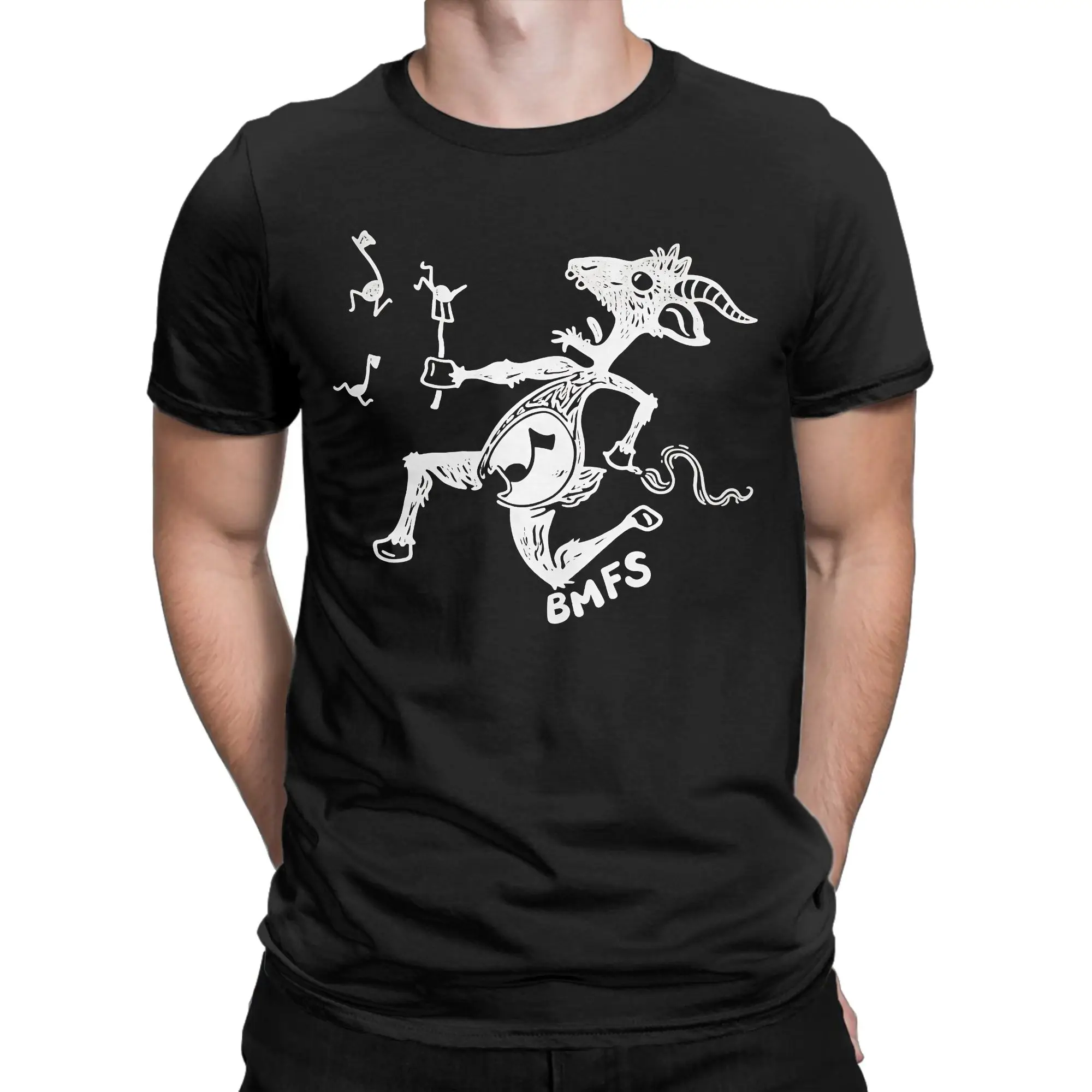 Novelty Goat Eater  Retro Billy Strings Widespread Panic T-Shirt Men Round Neck Pure Cotton T Shirt  Short Sleeve Tee Shirt