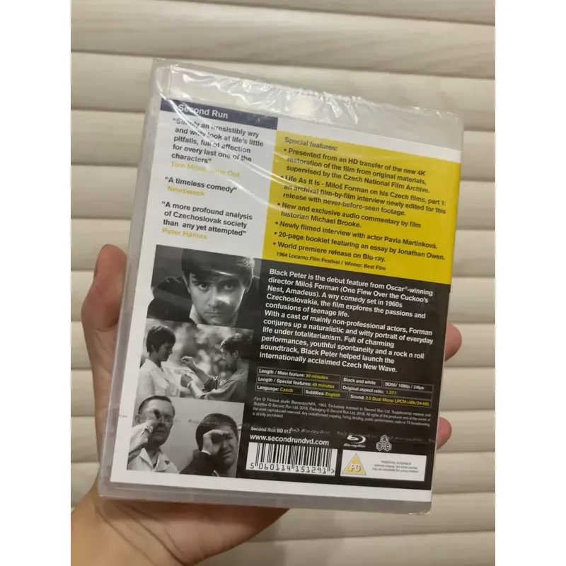 Spot British Version Second Run Blu Ray Black Peter