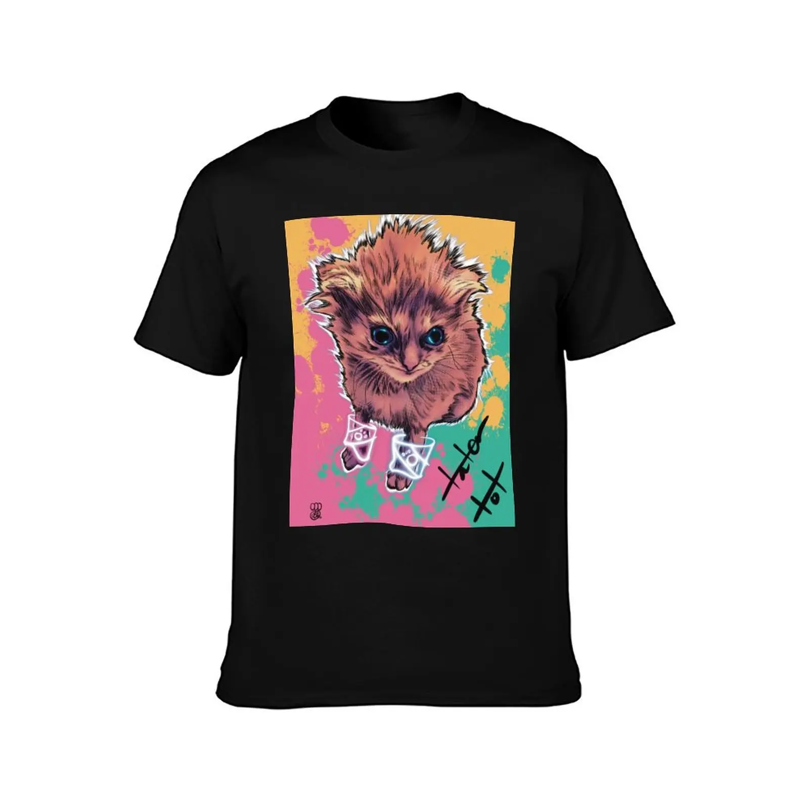 Neon Bonkers T-Shirt Daily Work Short Sleeve Top T-Shirt