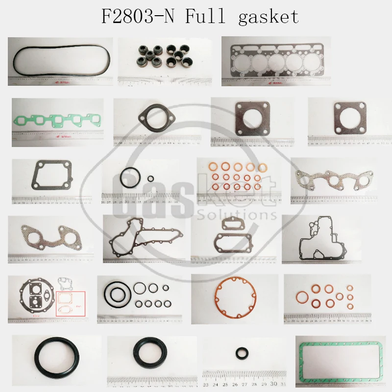 

F2803-N Full Gasket Set Cylinder Head Gasket Fits Kubota Tractor Mower Excavator