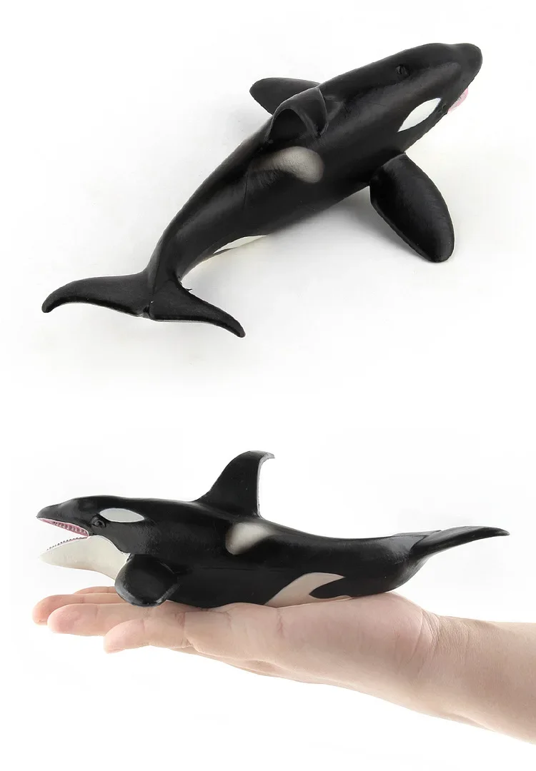 Ocean Sea Life Simulation Animal Model WHALE Killer Whale Action Toys Figures Kids Educational Collection Model Birthday gift