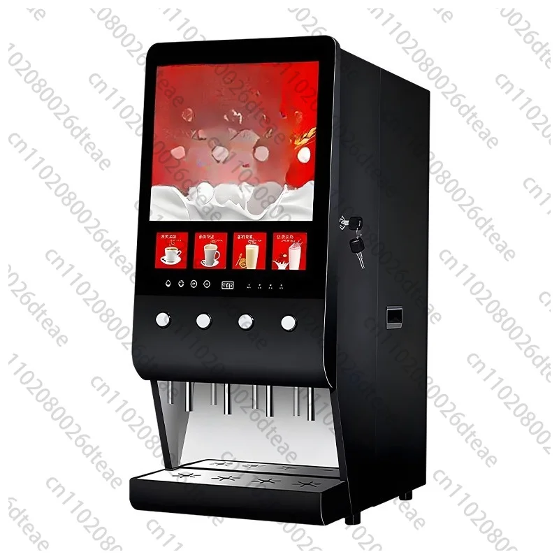 Four Flavors Instant Coffee Maker Commercial Milk Tea Vending Machine Fully Automatic Soy Milk Machine For Coffee Shop